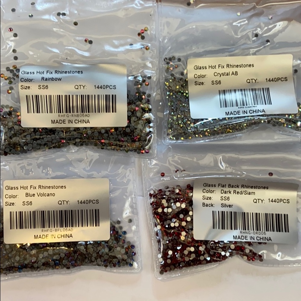 Hot fix rhinestones